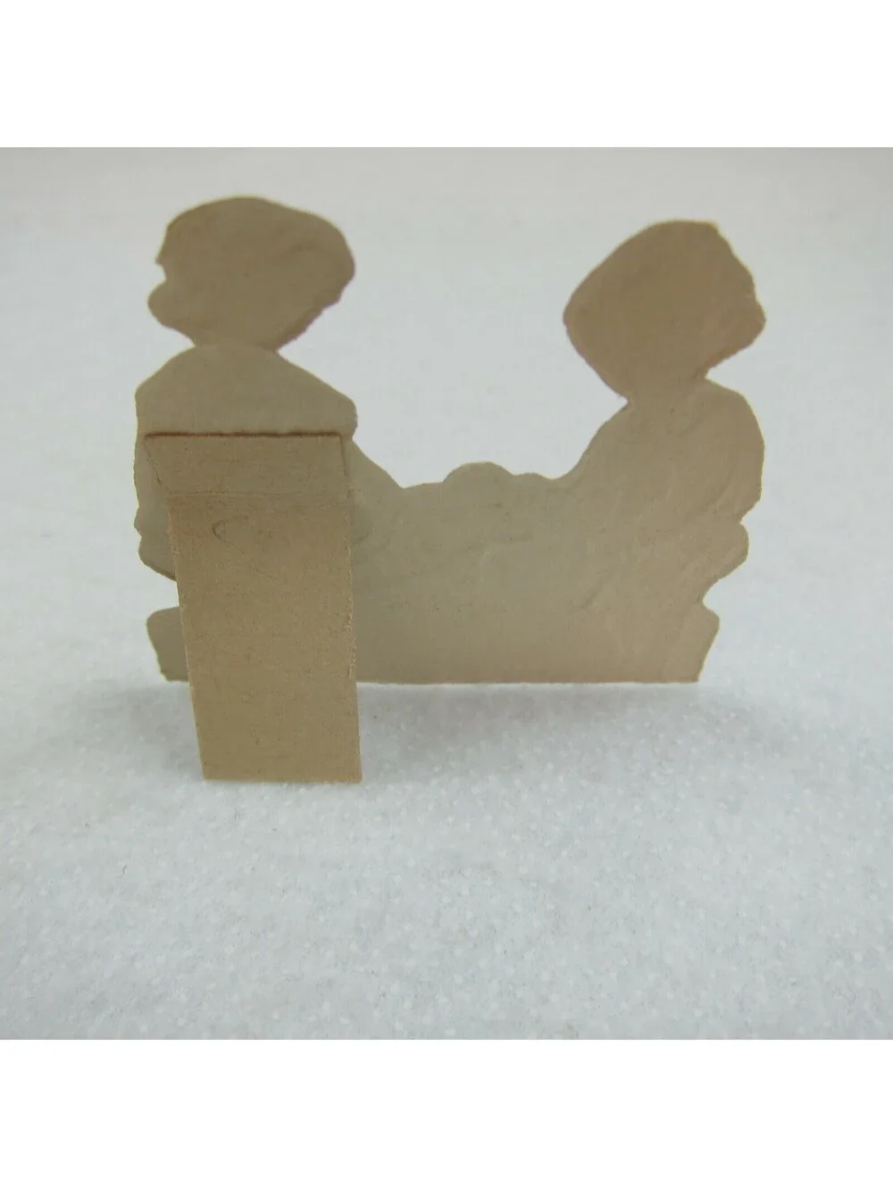 Vintage Valentine Die Cut Stand Up Boy Girl Heart Dove 1920-30s Germany UNSIGNED